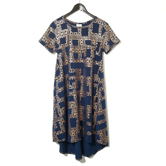 Lularoe NWOT Carly Elegant Collection Metallic - Picture 1 of 8